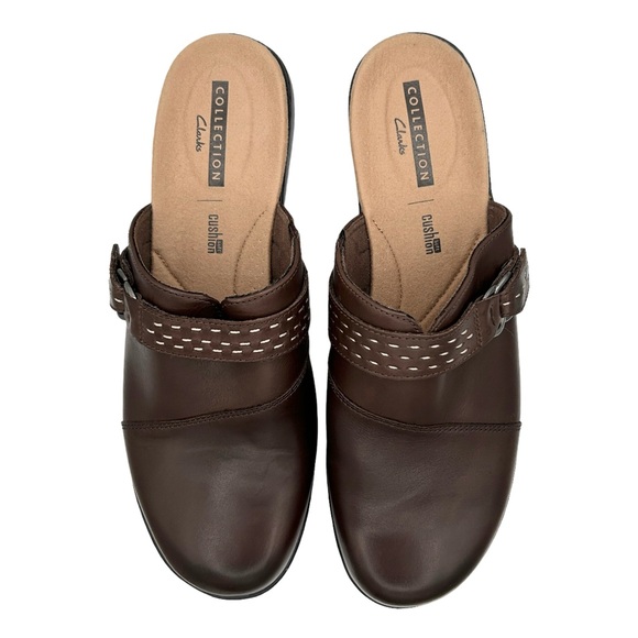 Clarks Leisa Sadie Mules Clogs (10) - Picture 3 of 15